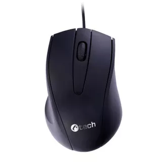 C-TECH Maus WM-07/Ergonomisch/Optisch/Rechtshänder/1 200 DPI/Kabellos USB/Schwarz
