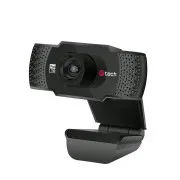 Webcam C-TECH CAM-11FHD, 1080P, Mikrofon, schwarz