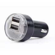 Gembird 2x USB Autoladegerät 2,1A, schwarz