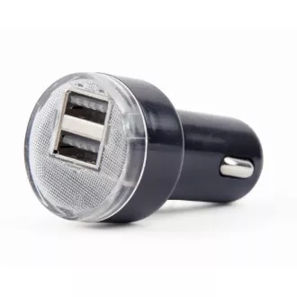 Gembird 2x USB Autoladegerät 2,1A, schwarz Gembird 2x USB Autoladegerät 2,1A, schwarz