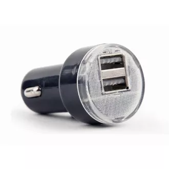 Gembird 2x USB Autoladegerät 2,1A, schwarz Gembird 2x USB Autoladegerät 2,1A, schwarz