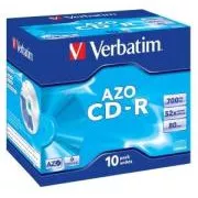 VERBATIM CD-R(10er-Pack)Jewel/Kristall/52x/700MB