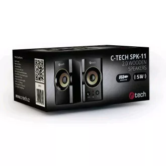 C-TECH SPK-11/Stereo/5W/Schwarz C-TECH SPK-11/Stereo/5W/Schwarz