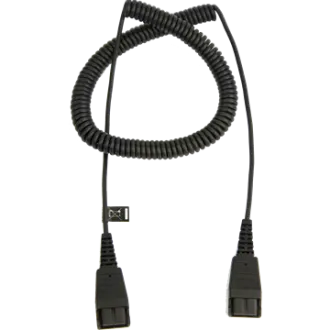Jabra Verlängerungskabel, QD-QD, 0,5-2m, gewickelt Jabra Verlängerungskabel, QD-QD, 0,5-2m, gewickelt