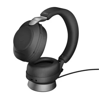 Jabra Evolve2 85/Stereo/ANC/BT/Drahtlos/MS/Ständer/Schwarz Jabra Evolve2 85/Stereo/ANC/BT/Drahtlos/MS/Ständer/Schwarz