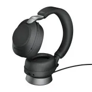 Jabra Evolve2 85/Stereo/ANC/BT/Drahtlos/MS/Ständer/Schwarz