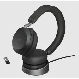 Jabra Evolve2 75/Stereo/ANC/USB-C/BT/Wireless/Stand/Beige