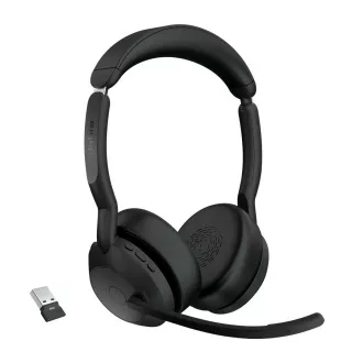 Jabra Evolve2 55/Stereo/ANC/USB/BT-USB/Kabellos/Schwarz