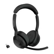 Jabra Evolve2 55/Stereo/ANC/USB-C/BT-USB/Kabellos/Schwarz
