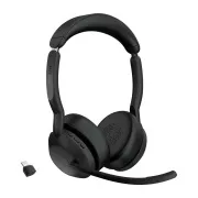 Jabra Evolve2 55/Stereo/ANC/USB-C/BT-USB/Wireless/MS/Schwarz