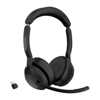 Jabra Evolve2 55/Stereo/ANC/USB-C/BT-USB/Wireless/MS/Schwarz Jabra Evolve2 55/Stereo/ANC/USB-C/BT-USB/Wireless/MS/Schwarz
