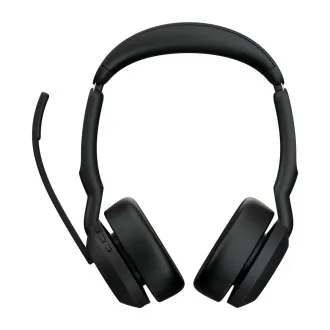 Jabra Evolve2 55/Stereo/ANC/USB-C/BT-USB/Kabellos/Ständer/Schwarz Jabra Evolve2 55/Stereo/ANC/USB-C/BT-USB/Kabellos/Ständer/Schwarz