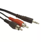 GEMBIRD Miniklinkenkabel 3.5mm - 2x RCA M/M 2,5m
