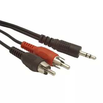 GEMBIRD Miniklinkenkabel 3.5mm - 2x RCA M/M 2,5m GEMBIRD Miniklinkenkabel 3.5mm - 2x RCA M/M 2,5m