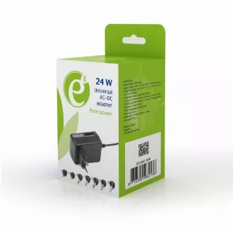 GEMBIRD Universal AC-DC-Adapter, 24 W GEMBIRD Universal AC-DC-Adapter, 24 W