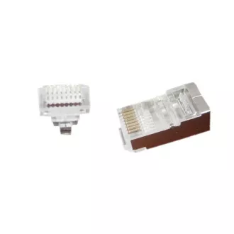 GEMBIRD Universeller modularer FTP-Durchgangsstecker 8P8C, 10 Stück
