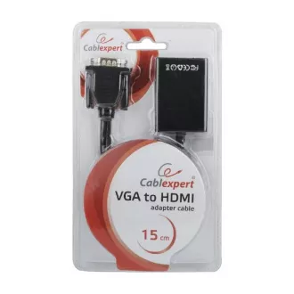 GEMBIRD VGA - HDMI Reduzierer, 0,15m, M/F