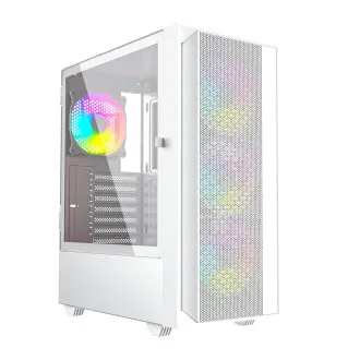 Gembird Fornax 4000 ARGB/Midi Tower/Transpar./Weiß Gembird Fornax 4000 ARGB/Midi Tower/Transpar./Weiß