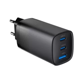 GEMBIRD PD Ladegerät 1xUSB-A 2xUSB-C 67W schwarz GEMBIRD PD Ladegerät 1xUSB-A 2xUSB-C 67W schwarz