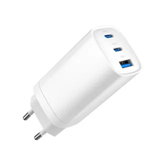 GEMBIRD PD Ladegerät 1xUSB-A 2xUSB-C 67W weiß