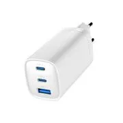 GEMBIRD PD Ladegerät 1xUSB-A 2xUSB-C 67W weiß