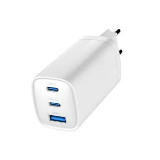 GEMBIRD PD Ladegerät 1xUSB-A 2xUSB-C 67W weiß GEMBIRD PD Ladegerät 1xUSB-A 2xUSB-C 67W weiß
