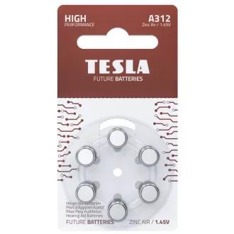 TESLA - Hörgerätebatterien A312 TESLA - Hörgerätebatterien A312