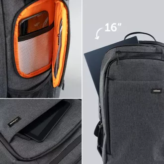 Doerr PRAG Pro Grauer Rucksack (29x46x15 cm)
