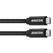 AVACOM Daten- und Ladekabel USB Typ-C - USB Typ-C, 100cm, 100W E-Mark, schwarz