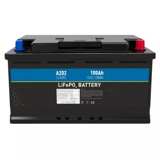 A2D2 Batterie LiFePO4 12,8V 100Ah F15 Autobatterie Gehäuse (Gotion Zellen)