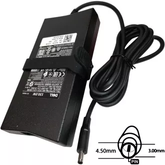 Netzteil 130W, 19,5V 4,5x3,0mm, original DELL