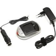 T6 Ladegerät Sony NP-F330/950, NP-FM50/70/90, NP-QM50/70/90, BN-V607, NP-FM55H, 230V, 12V, 1A