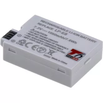 T6 power Canon LP-E8 Akku, 1050mAh, 7,6Wh, grau T6 power Canon LP-E8 Akku, 1050mAh, 7,6Wh, grau