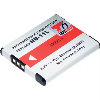 Akku T6 power Canon NB-11L, 600mAh, grau