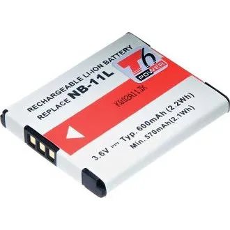 Akku T6 power Canon NB-11L, 600mAh, grau Akku T6 power Canon NB-11L, 600mAh, grau