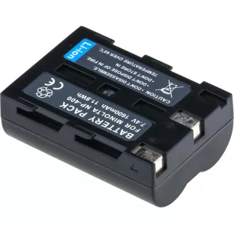 Akku T6 Power Minolta NP-400, Pentax D-Li50, Samsung SLB-1674, 1600mAh, 11,8Wh Akku T6 Power Minolta NP-400, Pentax D-Li50, Samsung SLB-1674, 1600mAh, 11,8Wh