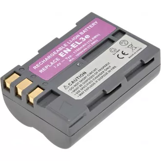 Akku T6 power Nikon EN-EL3e, EN-EL3, EN-EL3a, 1700mAh, grau Akku T6 power Nikon EN-EL3e, EN-EL3, EN-EL3a, 1700mAh, grau