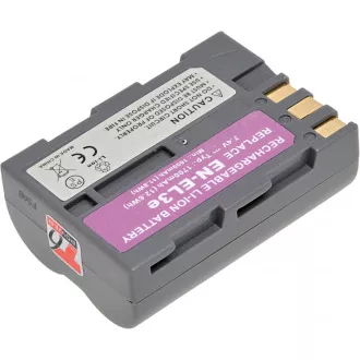Akku T6 power Nikon EN-EL3e, EN-EL3, EN-EL3a, 1700mAh, grau Akku T6 power Nikon EN-EL3e, EN-EL3, EN-EL3a, 1700mAh, grau