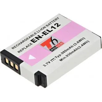 T6 Power-Akku für Nikon EN-EL12, 1050 mAh, 3,8 Wh, schwarz T6 Power-Akku für Nikon EN-EL12, 1050 mAh, 3,8 Wh, schwarz