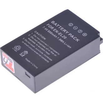 Akku T6 power Nikon EN-EL20, EN-EL20a, 800mAh, 5,9Wh, schwarz Akku T6 power Nikon EN-EL20, EN-EL20a, 800mAh, 5,9Wh, schwarz