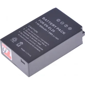 T6 Power-Akku für Nikon EN-EL20, EN-EL20a, 800 mAh, 5,9 Wh T6 Power-Akku für Nikon EN-EL20, EN-EL20a, 800 mAh, 5,9 Wh