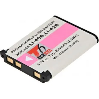 Akku T6 Power Olympus Li-40B, Li-42B, D-Li63, EN-EL10, NP-45, NP-80, D-Li108, 620mAh, 2,3Wh Akku T6 Power Olympus Li-40B, Li-42B, D-Li63, EN-EL10, NP-45, NP-80, D-Li108, 620mAh, 2,3Wh