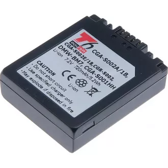 Akku T6 Power Panasonic DMW-BM7, CGA-S002E, CGA-S002, 720mAh, 5,2Wh Akku T6 Power Panasonic DMW-BM7, CGA-S002E, CGA-S002, 720mAh, 5,2Wh