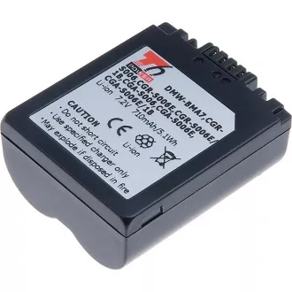 Akku T6 Power Panasonic DMW-BMA7, CGR-S006, CGR-S006E, CGA-S006, BP-DC5-E, 710mAh, 5,1Wh Akku T6 Power Panasonic DMW-BMA7, CGR-S006, CGR-S006E, CGA-S006, BP-DC5-E, 710mAh, 5,1Wh