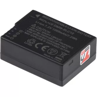 Akku T6 Power für Panasonic DMW-BLC12E, BP-DC12, 1050mAh, 7,5Wh, USB-C Akku T6 Power für Panasonic DMW-BLC12E, BP-DC12, 1050mAh, 7,5Wh, USB-C