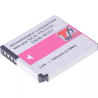 Akku T6 Power Panasonic DMW-BCK7, DMW-BCK7E, NCA-YN101H, NCA-YN101F, NCA-YN101G, 700mAh, 2,5Wh Akku T6 Power Panasonic DMW-BCK7, DMW-BCK7E, NCA-YN101H, NCA-YN101F, NCA-YN101G, 700mAh, 2,5Wh