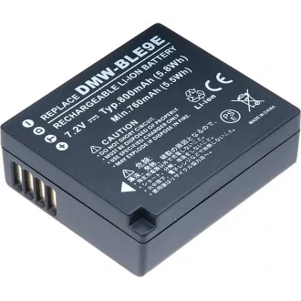 Akku T6 Leistung Panasonic DMW-BLE9, DMW-BLE9E, DMW-BLG10, DMW-BLG10E, BP-DC15, 700mAh, 5Wh Akku T6 Leistung Panasonic DMW-BLE9, DMW-BLE9E, DMW-BLG10, DMW-BLG10E, BP-DC15, 700mAh, 5Wh