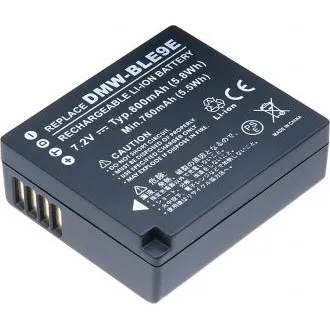 Akku T6 Leistung Panasonic DMW-BLE9, DMW-BLE9E, DMW-BLG10, DMW-BLG10E, BP-DC15, 700mAh, 5Wh Akku T6 Leistung Panasonic DMW-BLE9, DMW-BLE9E, DMW-BLG10, DMW-BLG10E, BP-DC15, 700mAh, 5Wh