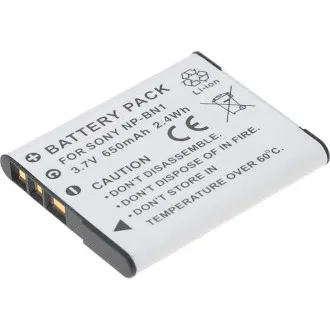 Akku T6 Power Sony NP-BN1, 600mAh, 2,2Wh, grau Akku T6 Power Sony NP-BN1, 600mAh, 2,2Wh, grau