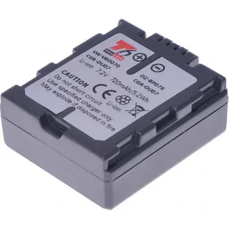 T6 Power-Akku für Panasonic VW-VBD070, CGA-DU07, CGR-DU07, Hitachi DZ-BP07S, 720 mAh, 5,2 Wh T6 Power-Akku für Panasonic VW-VBD070, CGA-DU07, CGR-DU07, Hitachi DZ-BP07S, 720 mAh, 5,2 Wh